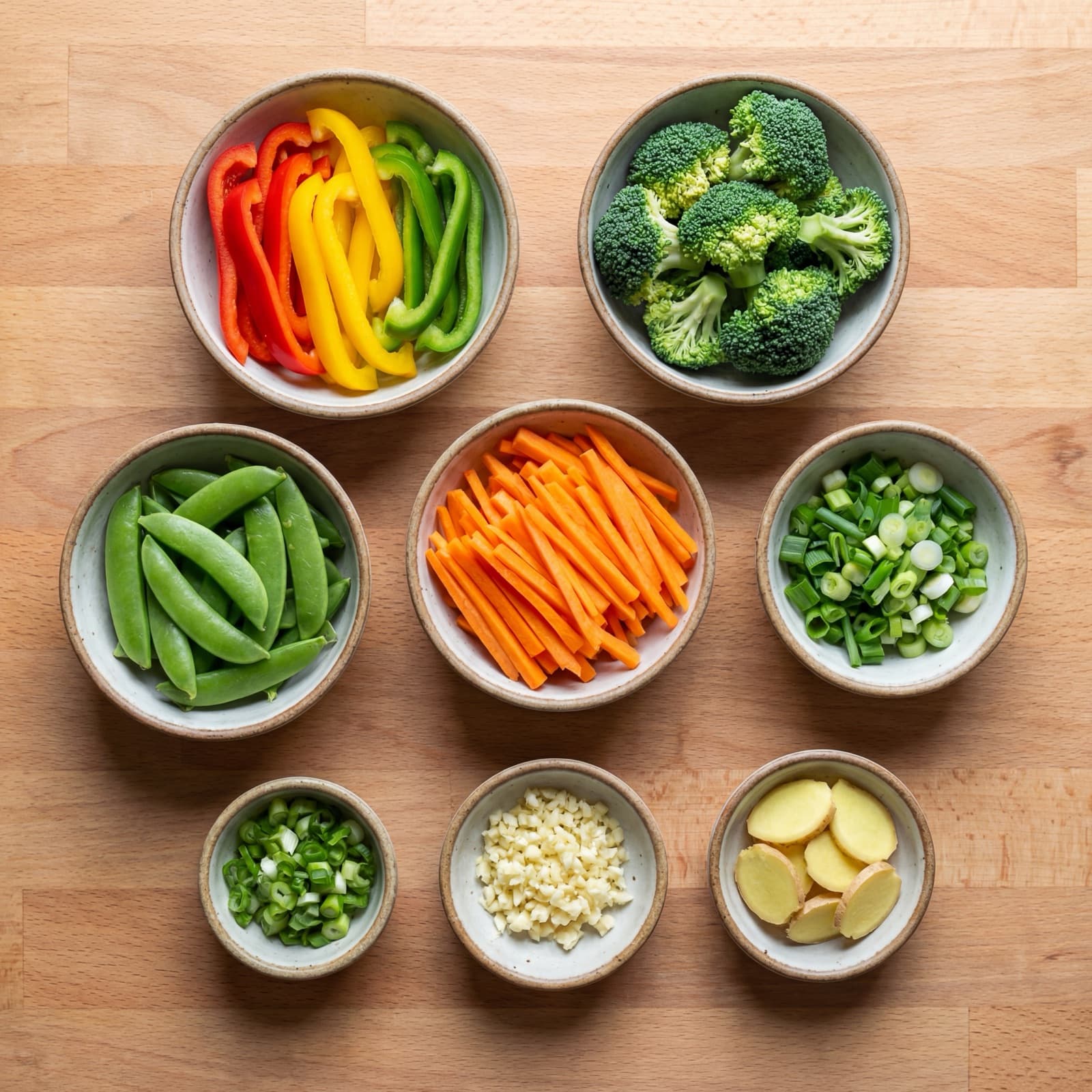 Fresh ingredients on a table